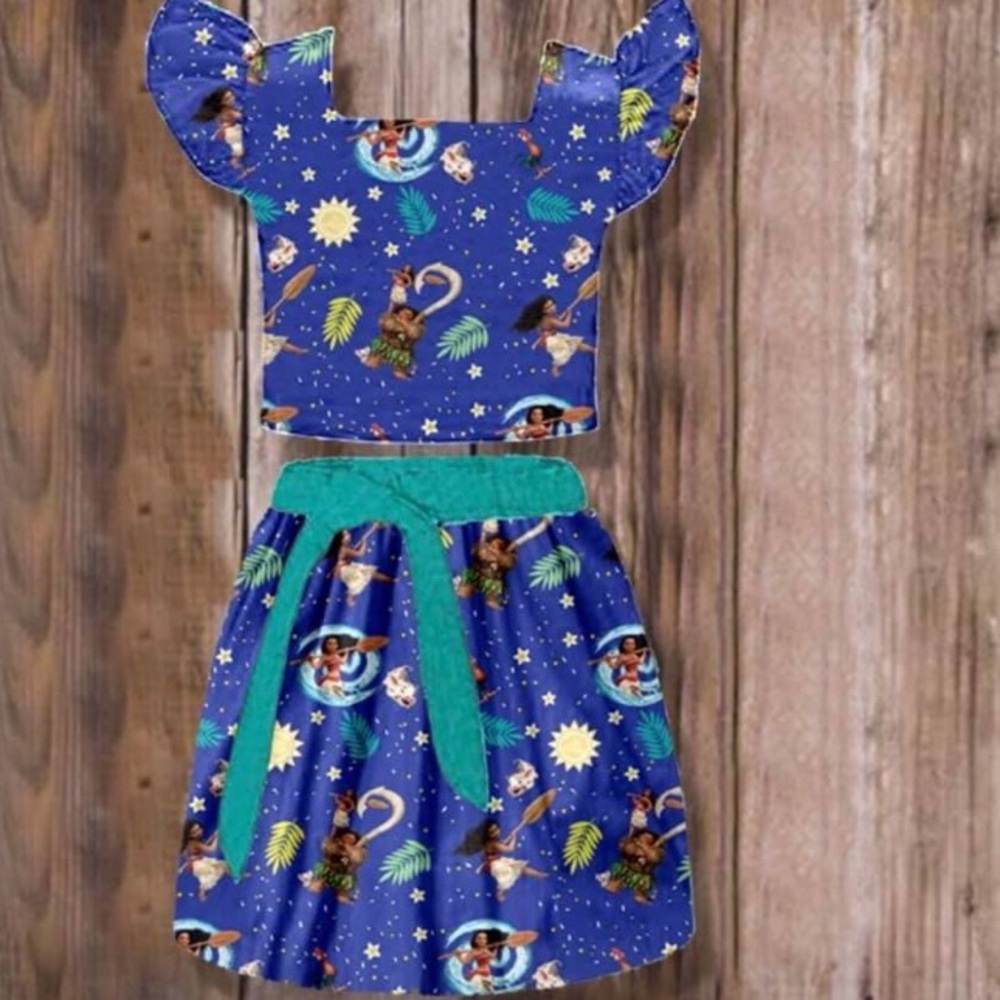 Moana skirt set